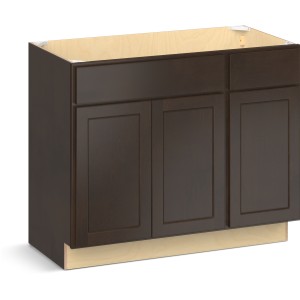 Reliabilt Parkstone II RB Parkstone II Espresso  Vanity Sink 42in 3 DR - 641187 | Lowe's Pro Supply